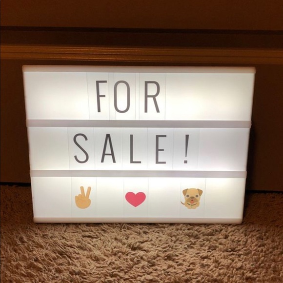 Light up sign - Picture 1 of 3